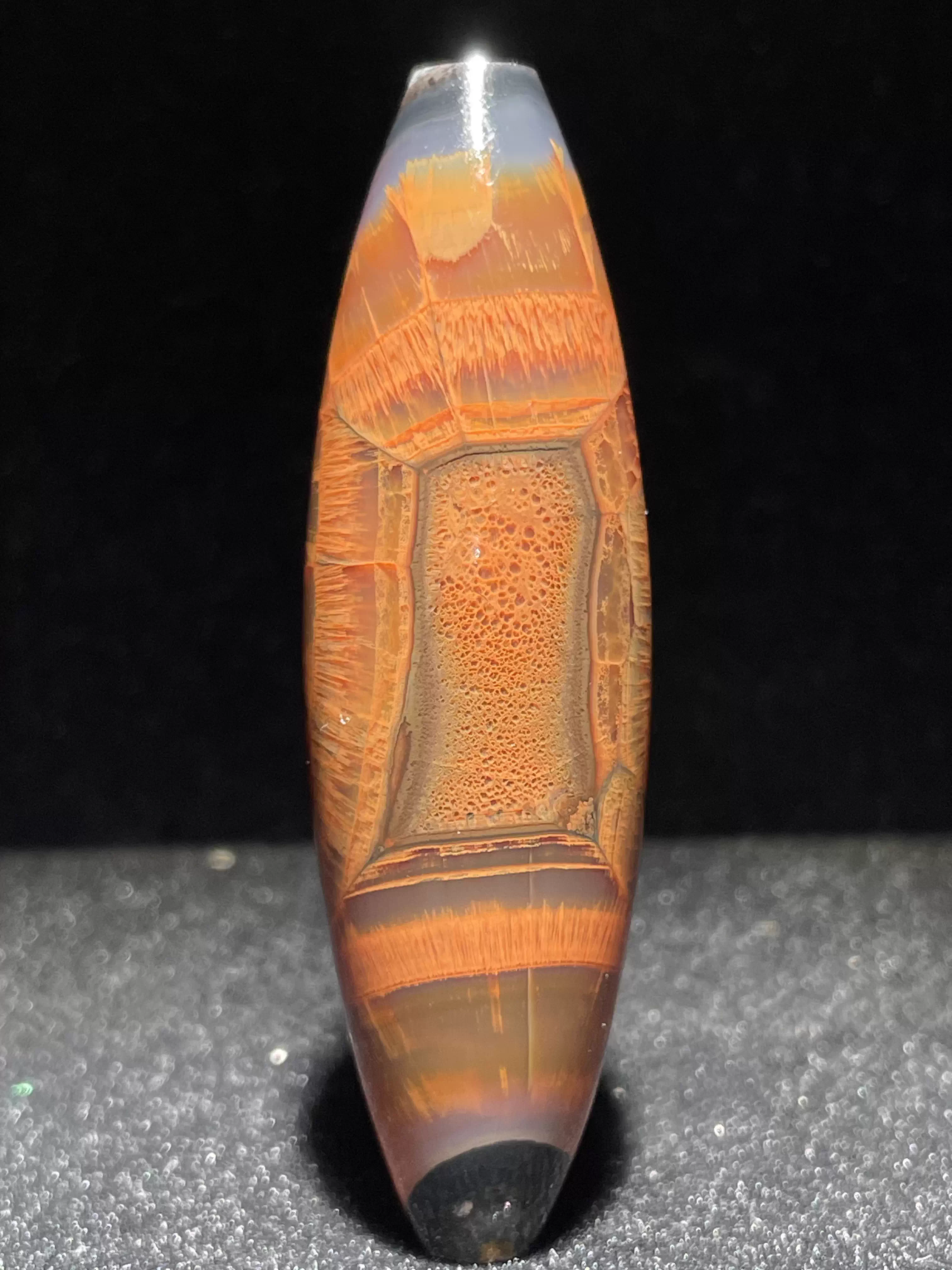 龍紋　大人天珠 風化龍紋・天眼天珠 38mm - 石縁パワーストーン専門店