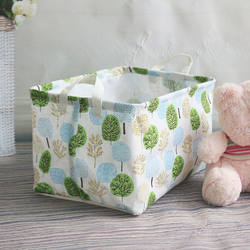 Large Desktop Storage Box, Dormitory Essential, Fabric Home Storage Box for Clothes, Toy Basket, Book, Snack, Miscellaneous Items Box