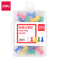 Deli 0021 Art Nail - Color I-Shaped Office Supplies