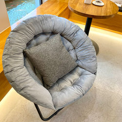 Luxurious Padded Moon Chair, Foldable Recliner, Nap Chair for the Elderly, Lazy Sofa, Autumn and Winter Model, Gaming Chair for Long Sitting
