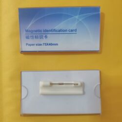 High-End Pin Badge, Employee Id Badge, Name Tag, 7019 75X40 Mm, Hotel Attendant Badge