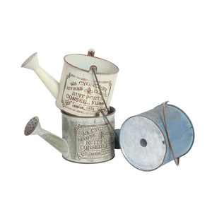 
Fall in love with the garden home balcony courtyard groceries ins style old iron mini kettle flower pot flower box