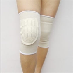 Free Shipping Stretch Felt White Unisex Knee Pads