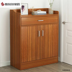 Shoe Cabinet for Home Entrance, Economical Storage for Hallway, Dormitory, Solid Wood Color, Simple Dust-Proof Entryway Shoe Rack