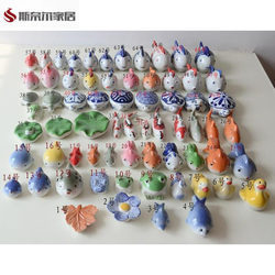 Jingdezhen Ceramic Fish, Fish Tank Decoration Small Ornaments That Can Float in Water, Ceramic Toys for the Living Room
