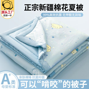 
2025 new Class A blankets for children Xinjiang cotton pure cotton summer cool quilt air conditioner nap sofa blanket