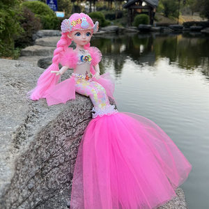 12 inch Fat Boy Mermaid Princess Doll Singing Girl Toy Children's Birthday Gift Simulation Dream Doll