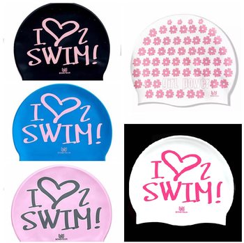 (Appearance defect) M-L-XL Adult women's long hair enlarged silicone swimming cap, universal size for adults and children