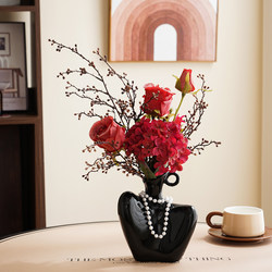 Light luxury ornaments Paphiopedilum tea room bouquet high-end