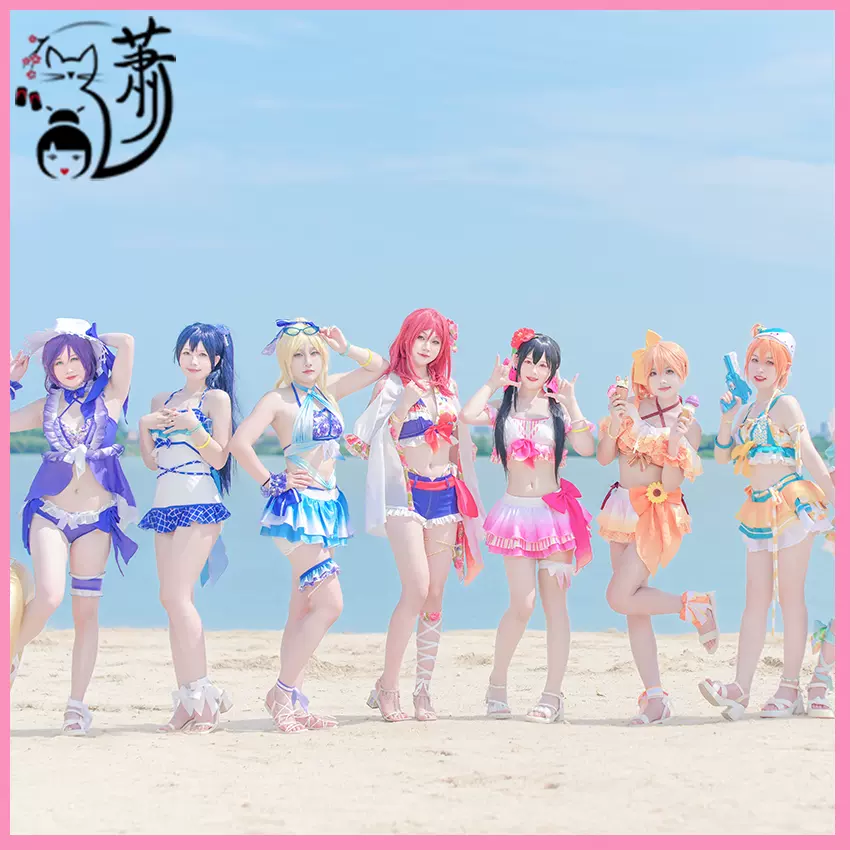 Lovelive東條希Cosplay女裝打歌服動漫雙馬尾貓咪裝套裝XL