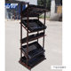Yeshen manufactures supermarket fruit shelves convenience store vegetable racks mini steel double-sided fruit store display racks
