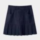 FYQ-Denim pleated short skirt 2025 spring new pocket high waist versatile slim A-line skirt skirt
