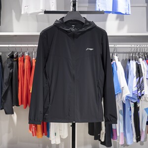 Li Ning sports trench coat 2023 Summer running men's ice feel comfortable sunscreen casual jacket AFDT185LL
