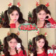 Christmas hairpins Christmas headdress decorations for adults and children antlers hairpins holiday dress hair accessories Christmas hat clips