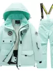 Trang phục trượt tuyết trẻ em cho bé gái và bé trai 2023 mới ngoài trời chuyên nghiệp đơn và đôi áo chui đầu chống nước áo khoác tuyết và quần tuyết