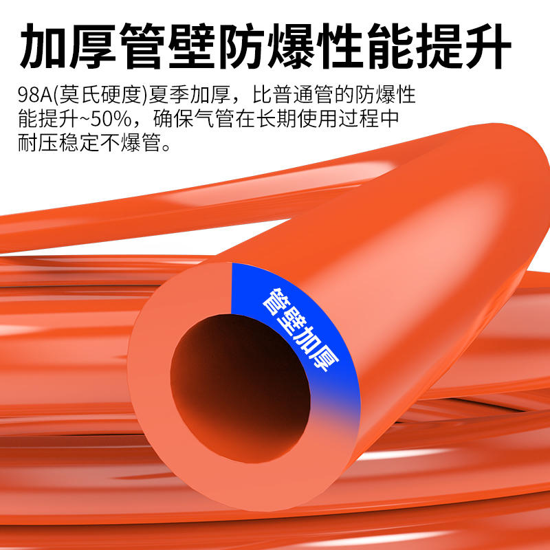 pu气管软管12mm气泵空压机耐高温汽管防爆透明高压气管8/10/14/16-淘宝网