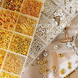 DIY Jewelry Accessories Basic Materials Box Gold-Plated Silver-Plated Beginner's Handmade Kit Box Handmade Jewelry Accessories