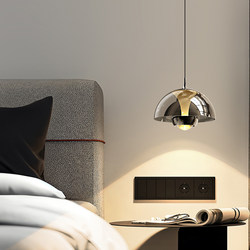 2025 New Bud-Shaped Bedside Pendant Light, Italian-Style Light Luxury, High-End Atmosphere Lamp, Foyer Bar Counter Bedroom Pendant Light