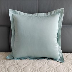 60-Count Pure Cotton 65X65 Bedroom Square Pillowcase Nordic Style ins Bed Headrest All-Cotton Large Back Cushion Without Insert