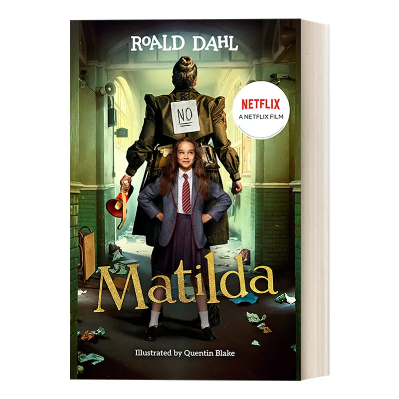 英文原版Matilda 玛蒂尔达电影封面版Netflix网飞Roald Dahl罗尔德·达尔经典童话查理和巧克力工厂作者英文版进口英语书籍-Taobao