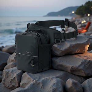 
PAULILY outdoor multi-functional bag cycling mountaineering bag leisure lure bag waterproof large capacity lightweight waist bag fishing