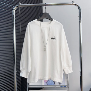 
Markchi children's clothing boys and girls pure cotton long-sleeved T-shirts 2026 spring medium and large children's casual sweatshirts Korean style children's tops