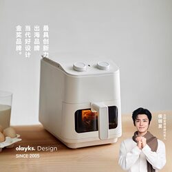 Olayks Instant Air Fryer 5L Visual Large Capacity Multifunctional Smart Home New Model Fish Roasting Electric Fryer