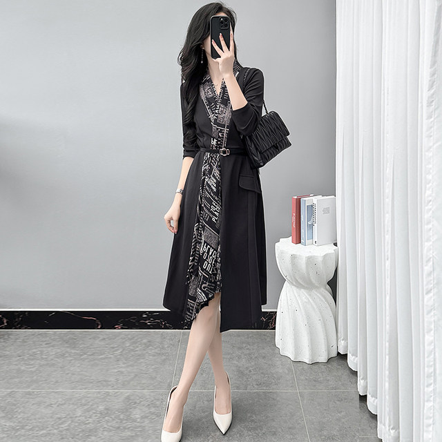 2024 new autumn style new ladylike temperament slim high-end dress ...