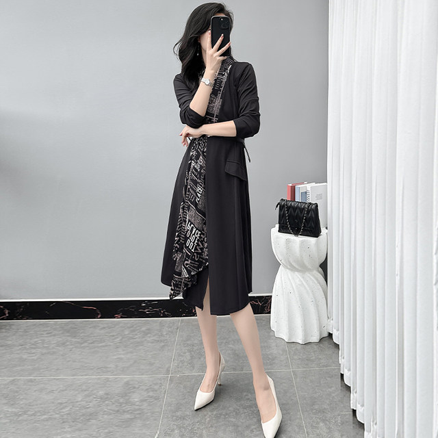 2024 new autumn style new ladylike temperament slim high-end dress ...