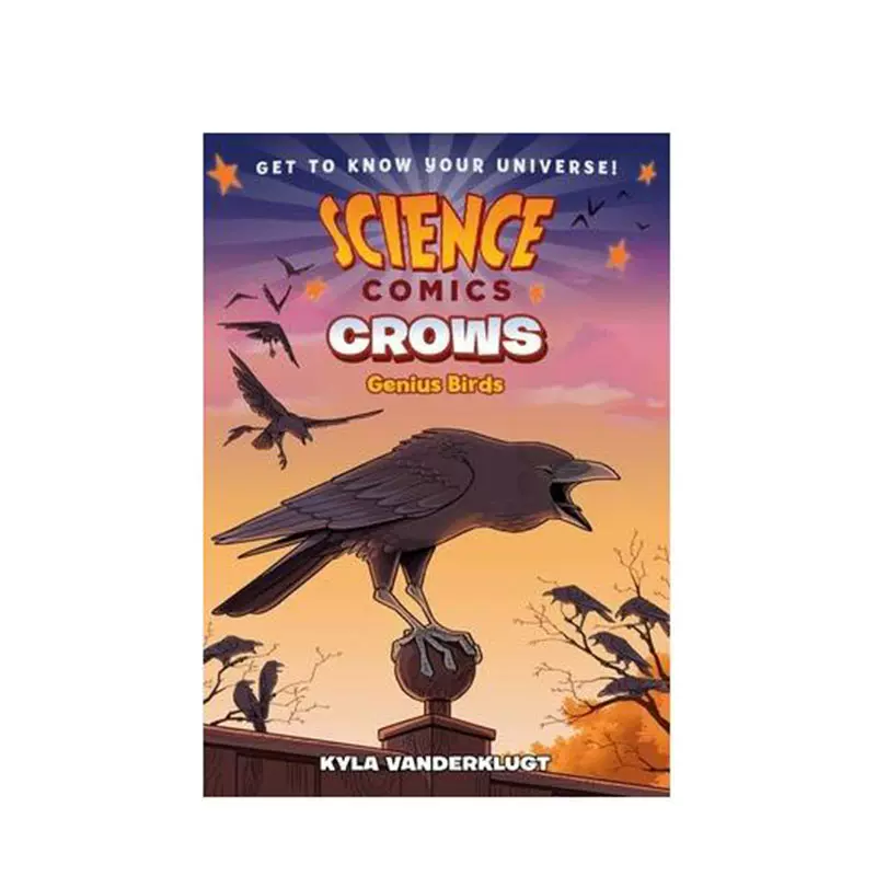 英文原版 科学漫画science Comics 乌鸦 天才鸟类crows Genius Birds 青少年文学12 18岁