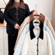 Large size 2024 autumn and winter new cotton jacket for women short small corduroy lapel light and warm cotton jacket