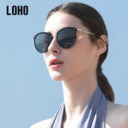 Loho Sunglasses for Women, Cat-Eye Style, Polarized, Suitable for Driving, Make the Face Look Smaller, Uv Protection, Sun Protection Sunglasses for Women