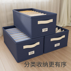 Large Capacity Storage Box, Extra-Large Wardrobe Storage Box, Special Layered Organizer for Pants, Underwear Compartment Storage Box