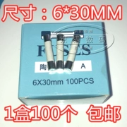 Ống cầu chì gốm 6x30mm Cầu chì 250V 6*30 1A 2A 3A 5A 8A 10A 15A 30A