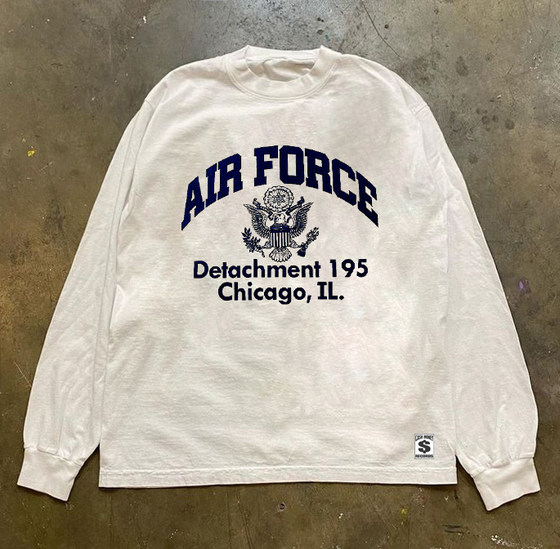 
Out of stock of overseas orders~ Withdrawal of foreign trade American oversize pure cotton long-sleeved T-shirts for men and women loose tops for couples