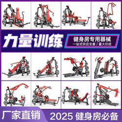 Panatta Fitness Equipment, a Complete Set of Rowing, Back Pull, Chest Press, and Shoulder Strength Machines for Gym Use