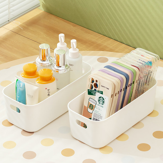 Large miscellaneous storage box drawer compartment desktop snack phone ...