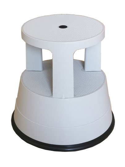 Saftool プラスチックステップスツール - 2段ラダー - 150kg容量
