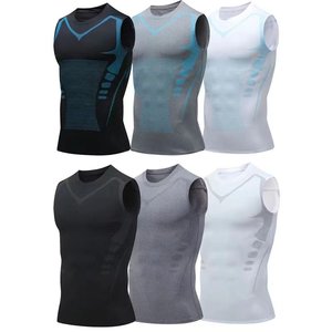 Basketball vest tight -fitting fitness track and field men's high bomb fast dry sleeveless T -shirt short -sleeved sweat absorption training suit
