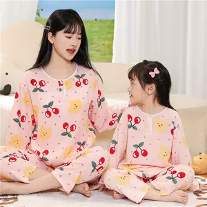 cotton pajamas parent-child long sleeve suit Latest Best Selling