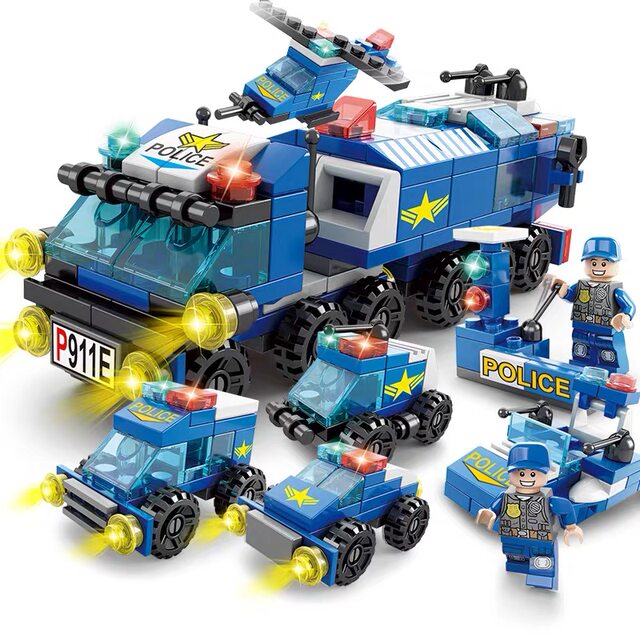 7 ways to play 6-in-1 assembled building blocks for children ...