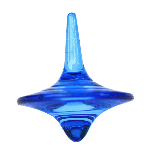 Plastic acrylic crystal transparent hand-turn gyro boy little girl game reward gift prize gift