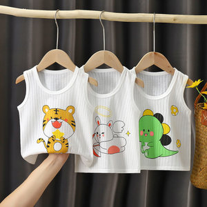 
Baby vest for summer thin style, pure cotton, men and women, sleeveless base shirt for men and women, summer vest for babies, summer clothes
