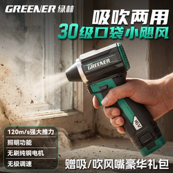 Green Forest Pocket Turbo Fan Powerful Blower Brushless Lithium Battery Small Dust Removal Car Wash Water Blowing Device