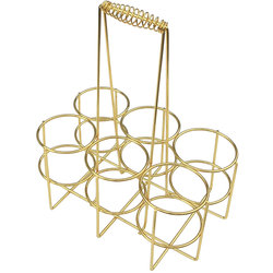 Beer Basket, Wine Carrier, Wine Basket, Portable Six-Bottle Wine Holder, Bar, Barbecue, Hotel, Ktv Wine Rack, Carrying Rack