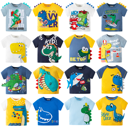 Tenue Enfant Halloween – T-shirt Manches Longues + Pantalon Jogging Dinosaure – Coton Doux – Pour Garçons Et Filles