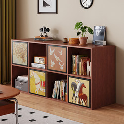 Kalak Cabinet with Drawers, Modular Storage Cabinet for Living Room, Wall-Mounted Storage Cabinet, Five-Drawer Cabinet, Eight-Compartment Cabinet, Bookshelf, Storage Rack