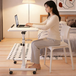 Bedside Table, Student Dormitory Study Table, Home Desk, Writing Table, Bedroom Computer Table, Movable Lifting Small Table