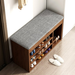Shoe Rack for Home Entrance, Simple Multi-Layer Indoor Shoe Cabinet with Seating, Dustproof Storage Rack, Small Narrow Shoe-Changing Bench