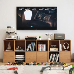 Tv Cabinet for Living Room Home Use 2026 New Model Combination Storage Cabinet Storage Cabinet Combination Grid Cabinet Bookcase Tv Cabinet